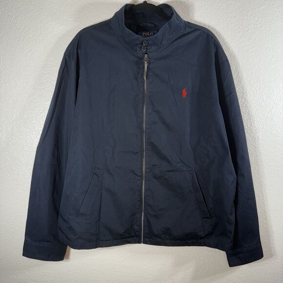 Polo Ralph Lauren Men's Navy Solid Bayport Windbreaker Jacket Size XL - NWT - Picture 4 of 13